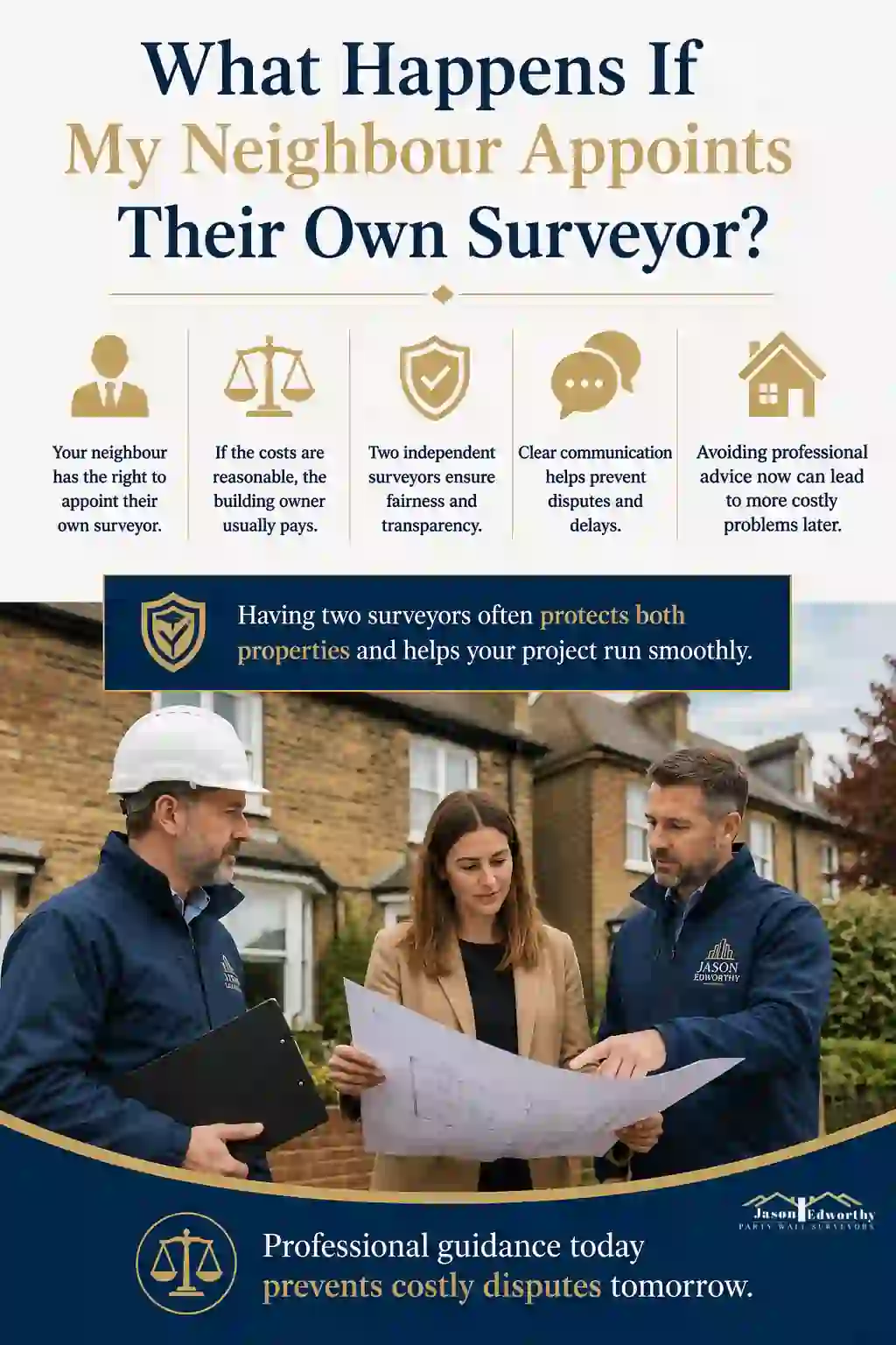What Happens If My Neighbour Appoints Their Own Surveyor Sutton?